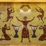Ancient Egyptian Mehen board game, one of the oldest known games in history