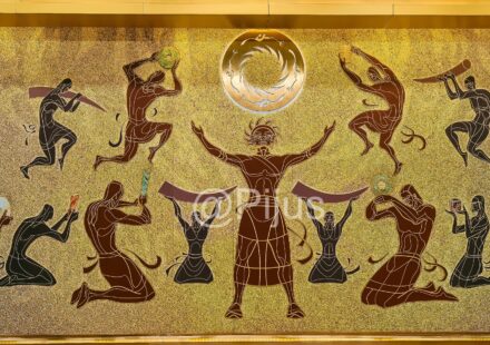 Ancient Egyptian Mehen board game, one of the oldest known games in history