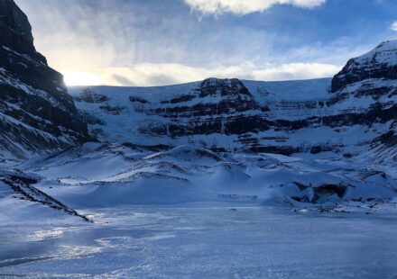 Canada's vast glacier-covered mountains and Arctic ice fields