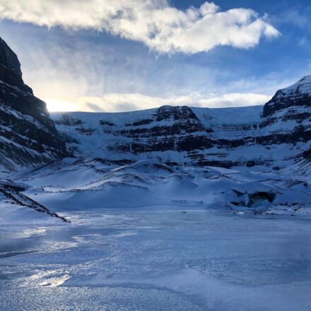 Canada's vast glacier-covered mountains and Arctic ice fields